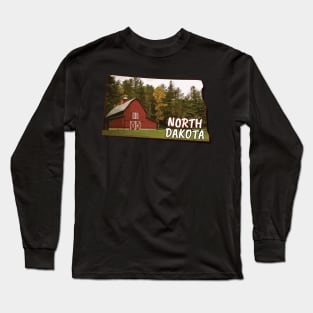 North Dakota state,North Dakota gift, North Dakota home Long Sleeve T-Shirt